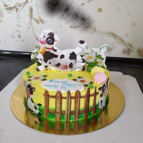 Торт с коровами №126910