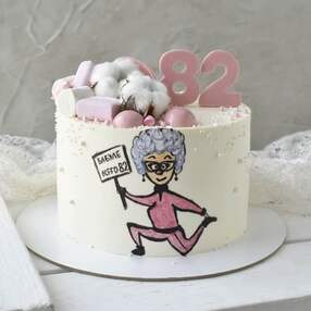 Торт на 60 лет женщине №107437