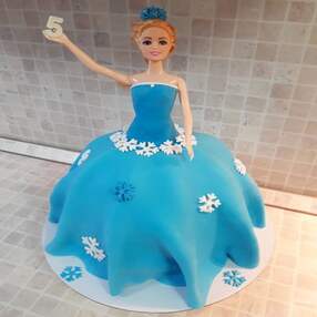 Торт с куклой №125120