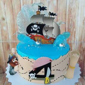 Пиратский торт №130001