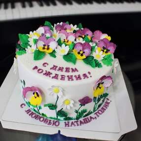 Торт с Полевыми цветами №121301