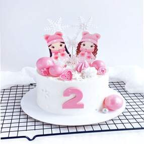 Торт двойной для двух девочек №209835