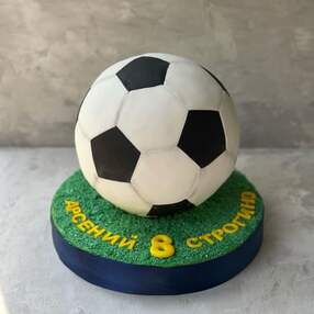 Торт футбольный мяч №162906