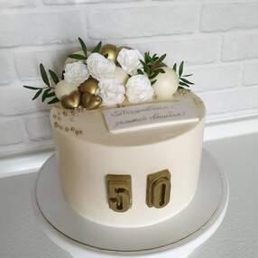 Торт на 50 лет свадьбы №115806
