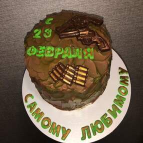 Торт на 23 февраля сыну №103816