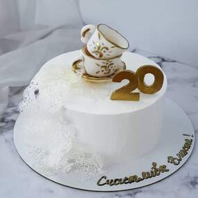 Торт на 20 лет свадьбы №114517