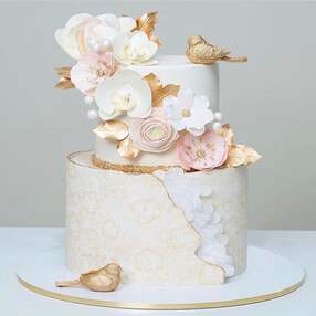 Свадебный торт с Птичками №119813