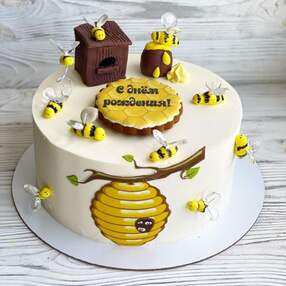 Торт с пчелками №128402