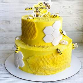 Торт с пчелками №128403
