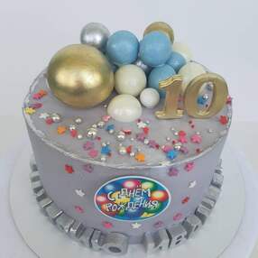 Торт с шариками №140202