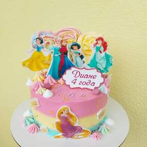 Торт с принцессами №125201