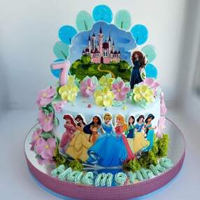Торт с принцессами №125203