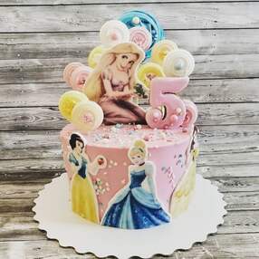 Торт с принцессами №125210