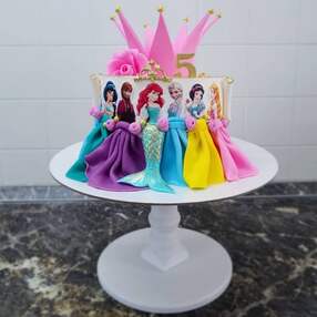 Торт с принцессами №125215