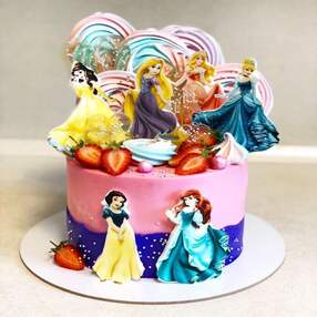 Торт с принцессами №125233