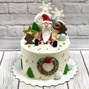 Торт с Дедом Морозом №105701