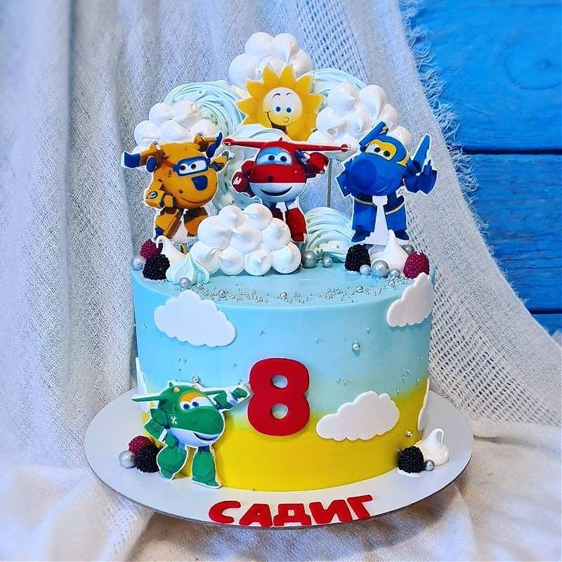 Торт Супер Крылья на 8 лет №295516