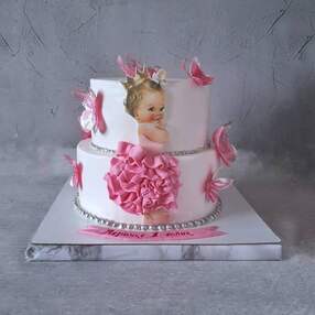 Торт на 1 годик девочке №124103