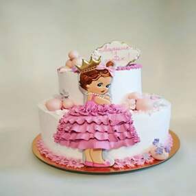 Торт на 1 годик девочке №124120