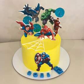 Торт с супергероями №130610