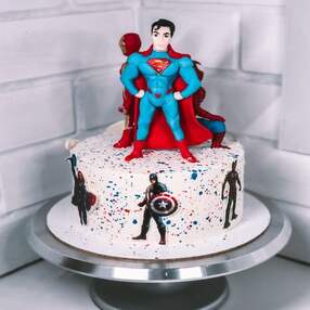 Торт с супергероями №130622