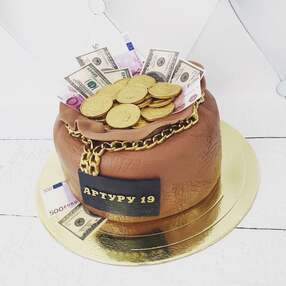 Торт мешок с деньгами №150324