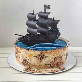 Торт Пираты Карибского моря №149424