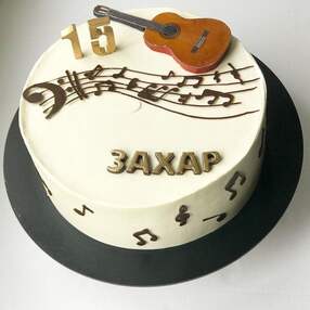 Торт ноты и скрипичный ключ №152529