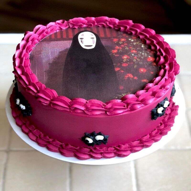 Торт Унесенные призраками розовый №189012