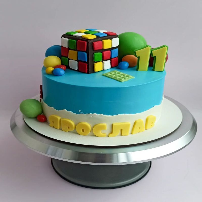 Торт Кубик Рубик на день рождения №224615 заказать с доставкой