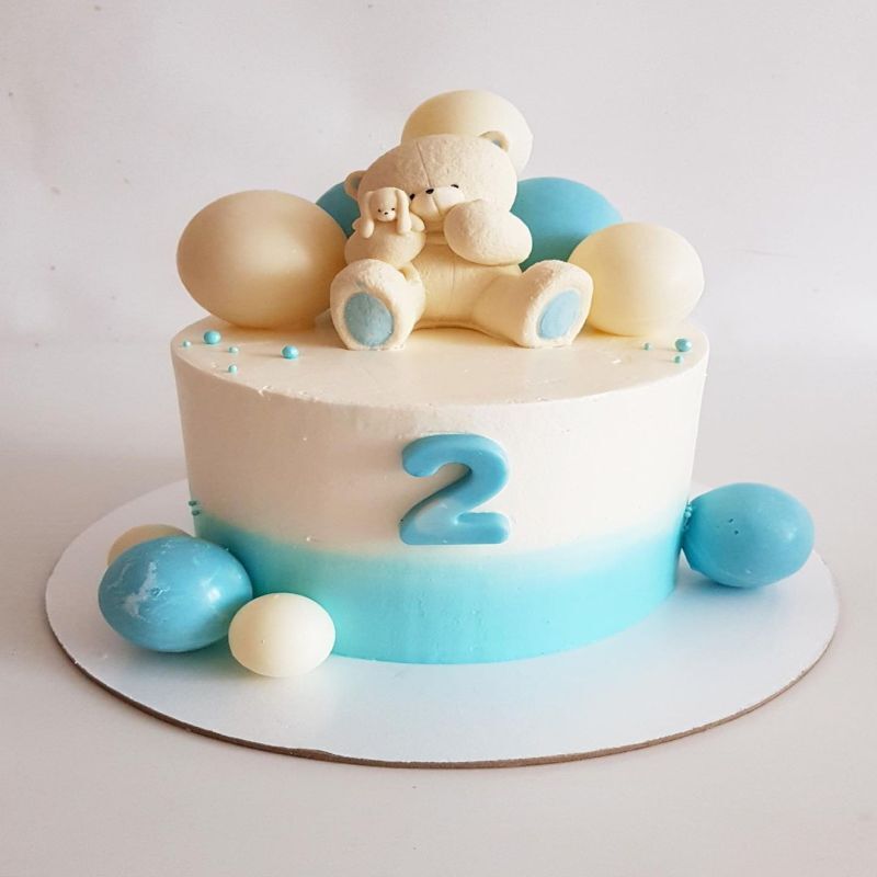 Baby Boy Birthday Cake