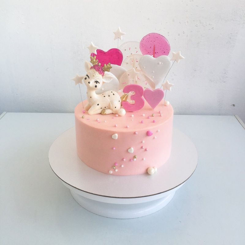Торт на День рождения девочке 3 года